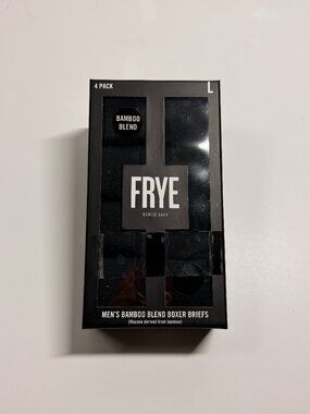 FRYE Bamboo Blend Boxer Briefs - 4 Pack - NWT - Black